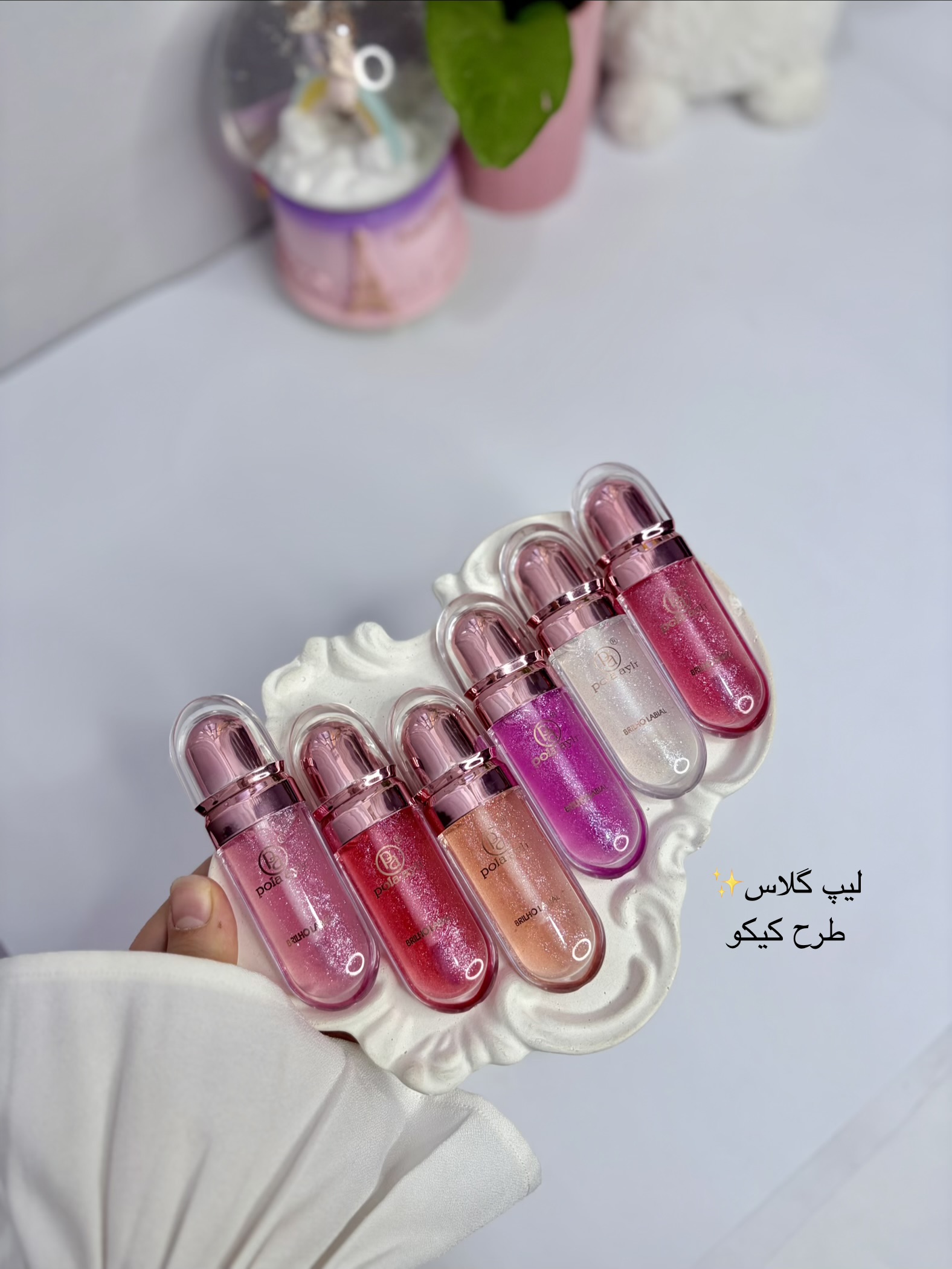لیپ گلاس شاینی طرح کیکو